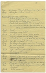 Moe Howard's 10pp. Handwritten Skit, With Shemp, Signed Multiple Times, Plus Writing on Verso of 2 Pages -- Stooges Pose as Drs. Kildare, Kinsey & Malone -- On 8'' x 12.5'' Ruled Paper -- Very Good
